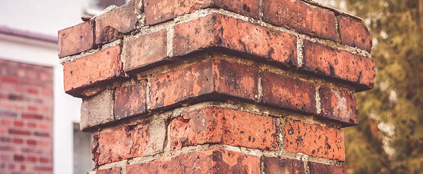 Cracked Chimney Bricks Repair Cost in Saratoga Springs, New York