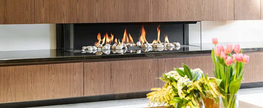 Double-height Fireplace Design Refurbishment in Saratoga Springs, New York