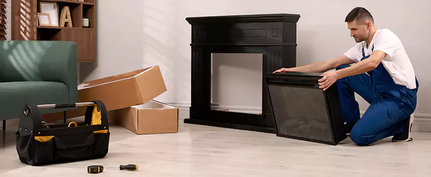 Old Rusted Metal Fireplace Repair And Replacement in Saratoga Springs, NY