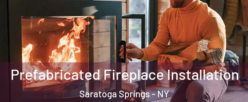  Prefabricated Fireplace Installation Saratoga Springs - NY